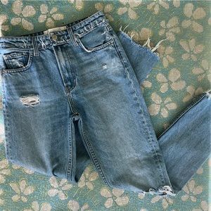 Reformation distressed jeans size 24